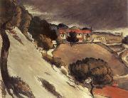 Paul Cezanne Fonte des neiges a l Estaque Germany oil painting artist